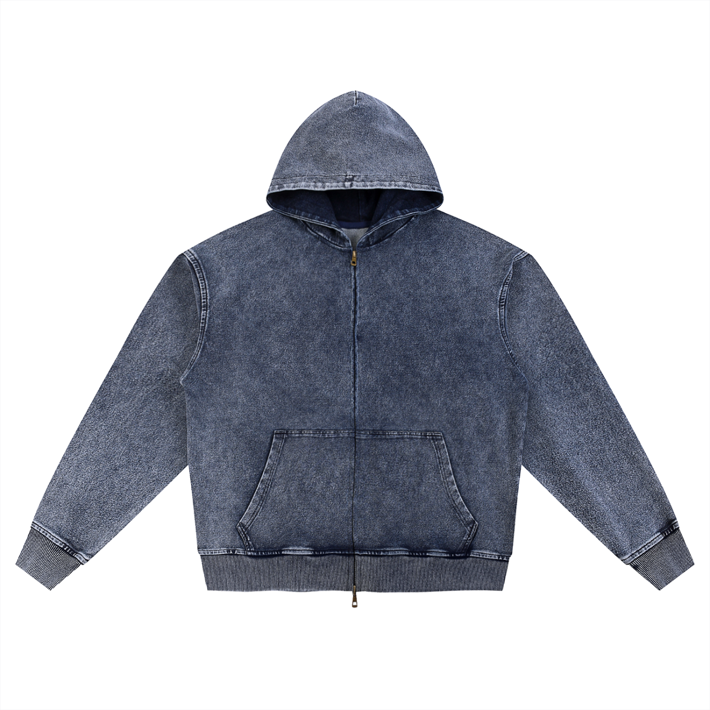 Snow Wash Zip-Up
