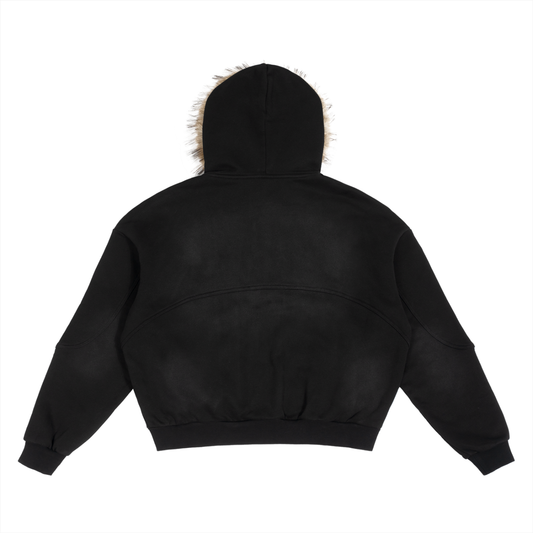 Sun Fade Fur Hoodie