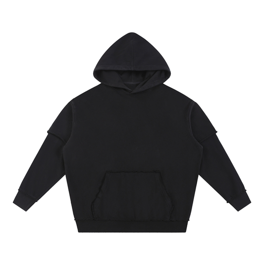 Double Layered Washed Hoodie