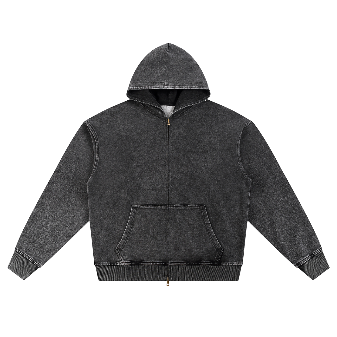 Snow Wash Zip-Up