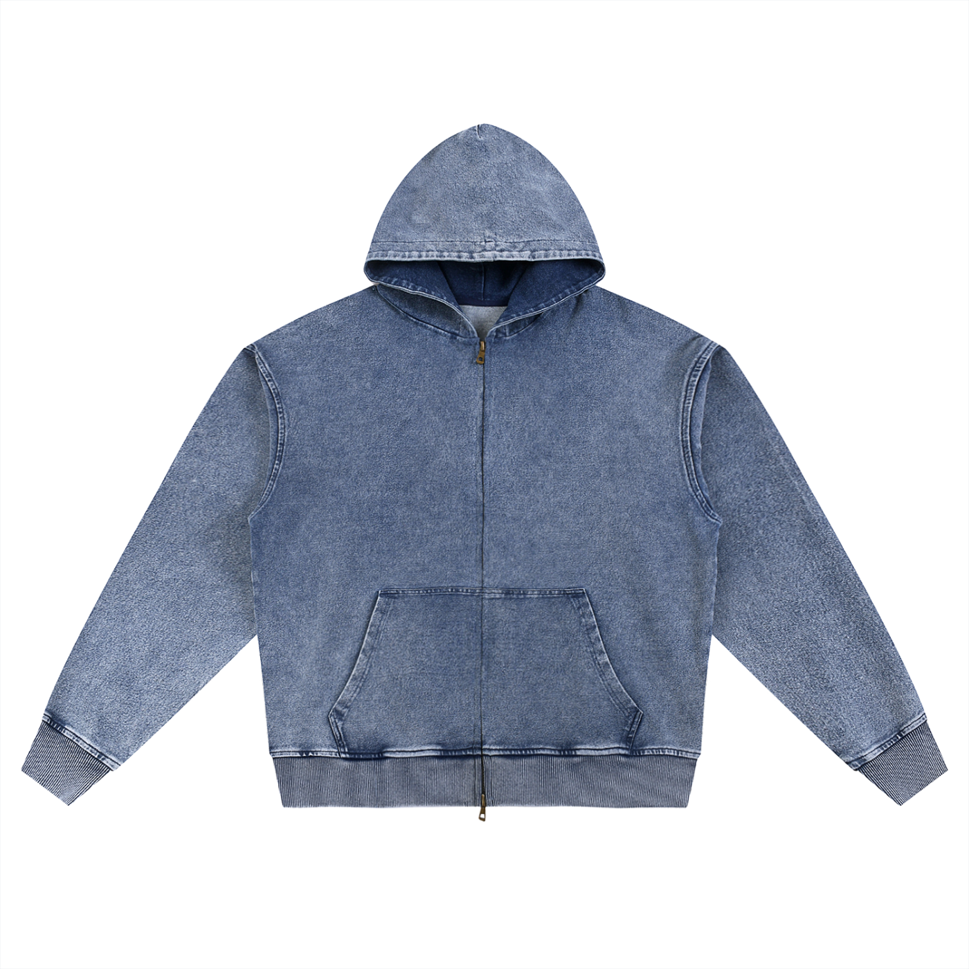 Snow Wash Zip-Up
