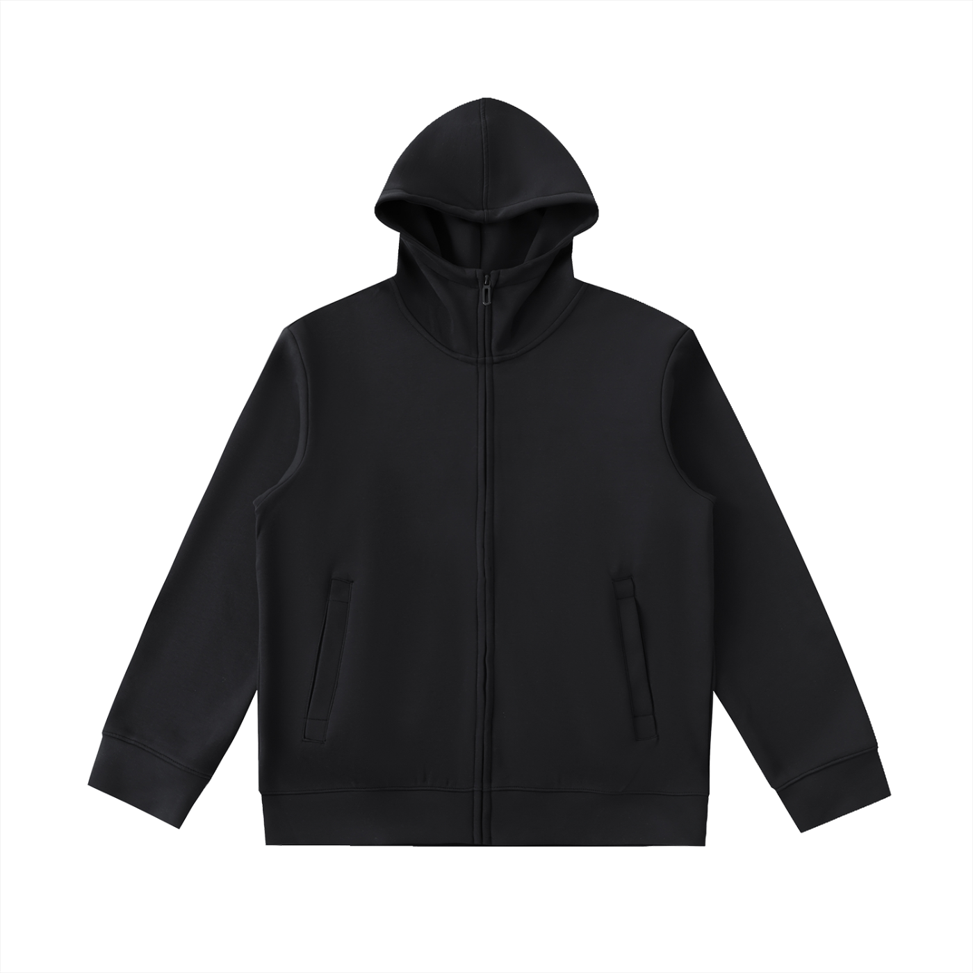 Heavyweight High Neck  Zip-Up