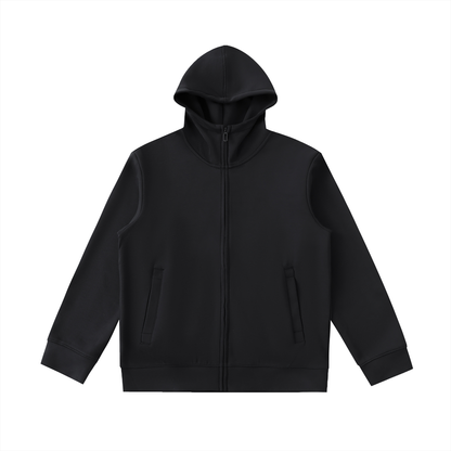 Heavyweight High Neck  Zip-Up