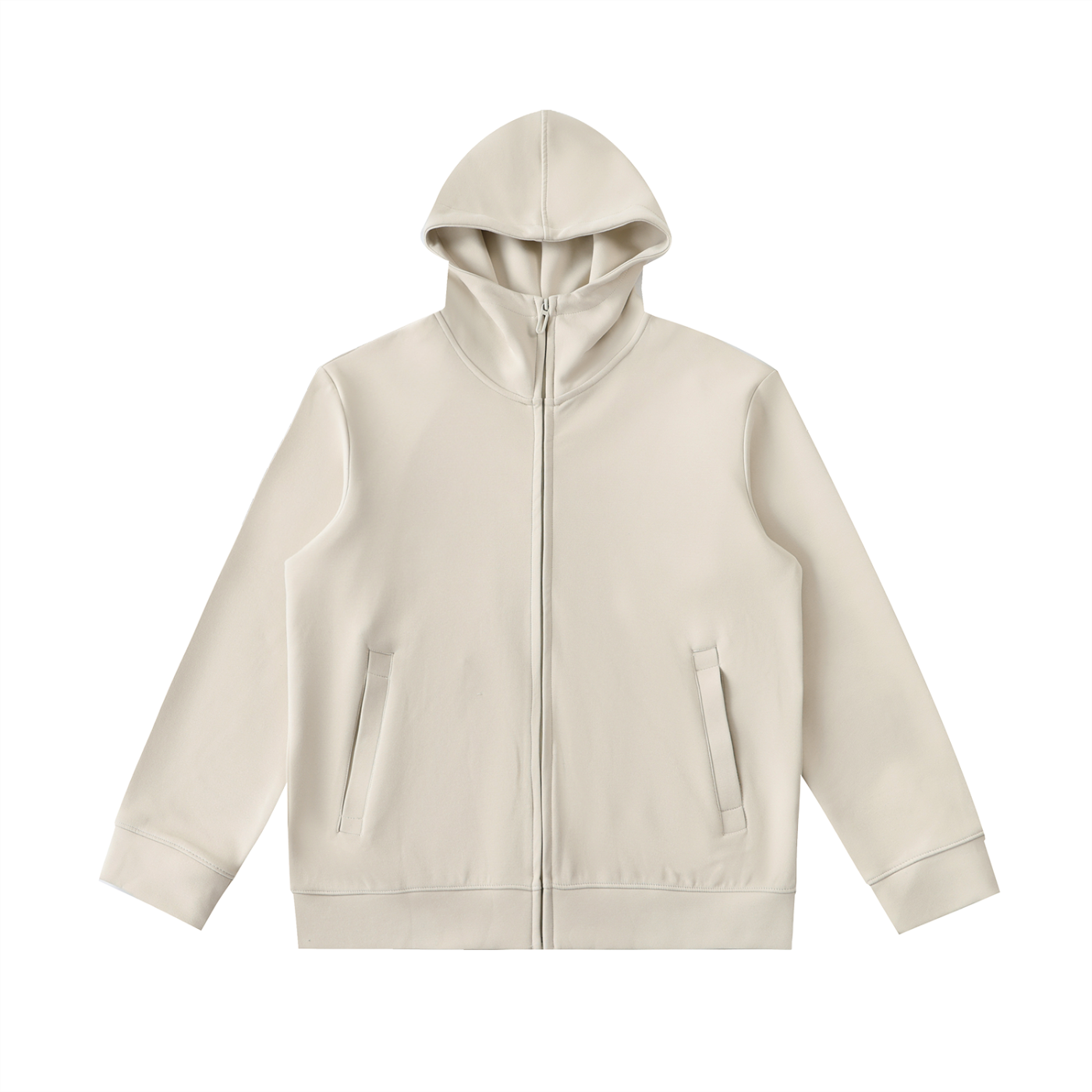 Heavyweight High Neck  Zip-Up