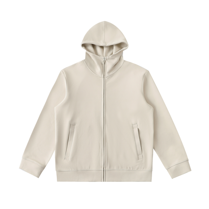 Heavyweight High Neck  Zip-Up
