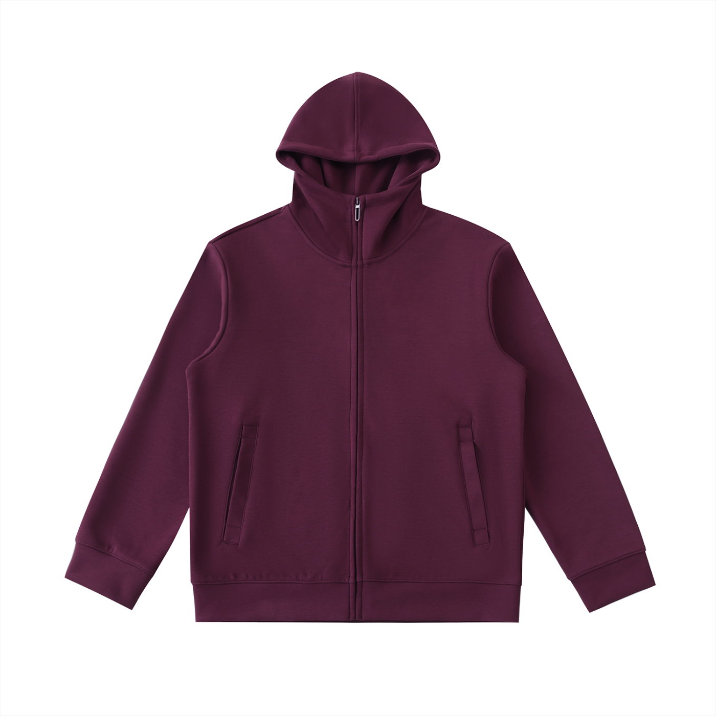 Heavyweight High Neck  Zip-Up
