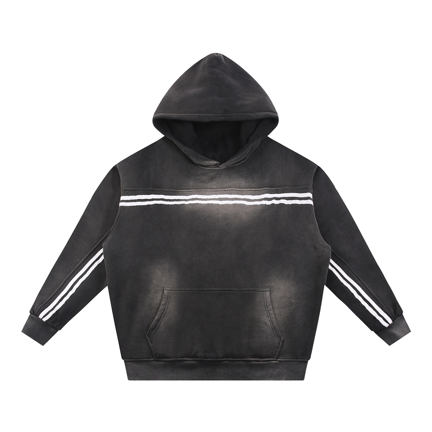 Tape Contrast Hoodie