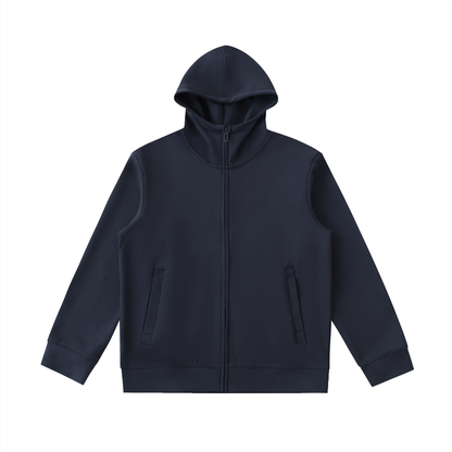 Heavyweight High Neck  Zip-Up