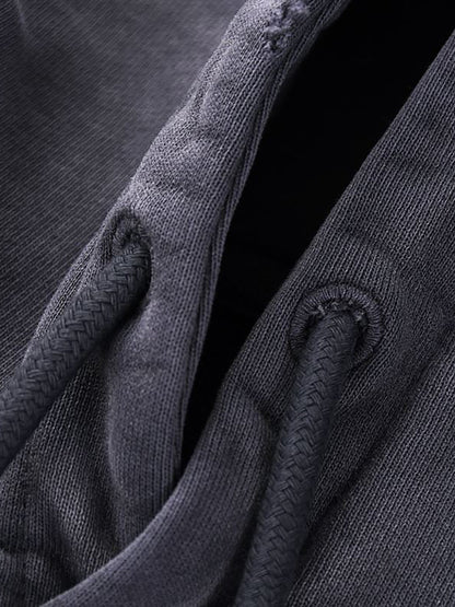 Distressed Vintage Wash Hoodie