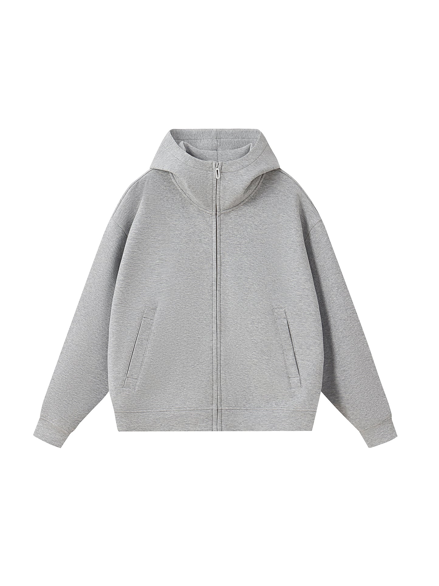 Heavyweight High Neck  Zip-Up