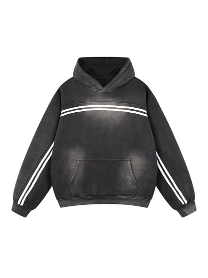 Tape Contrast Hoodie
