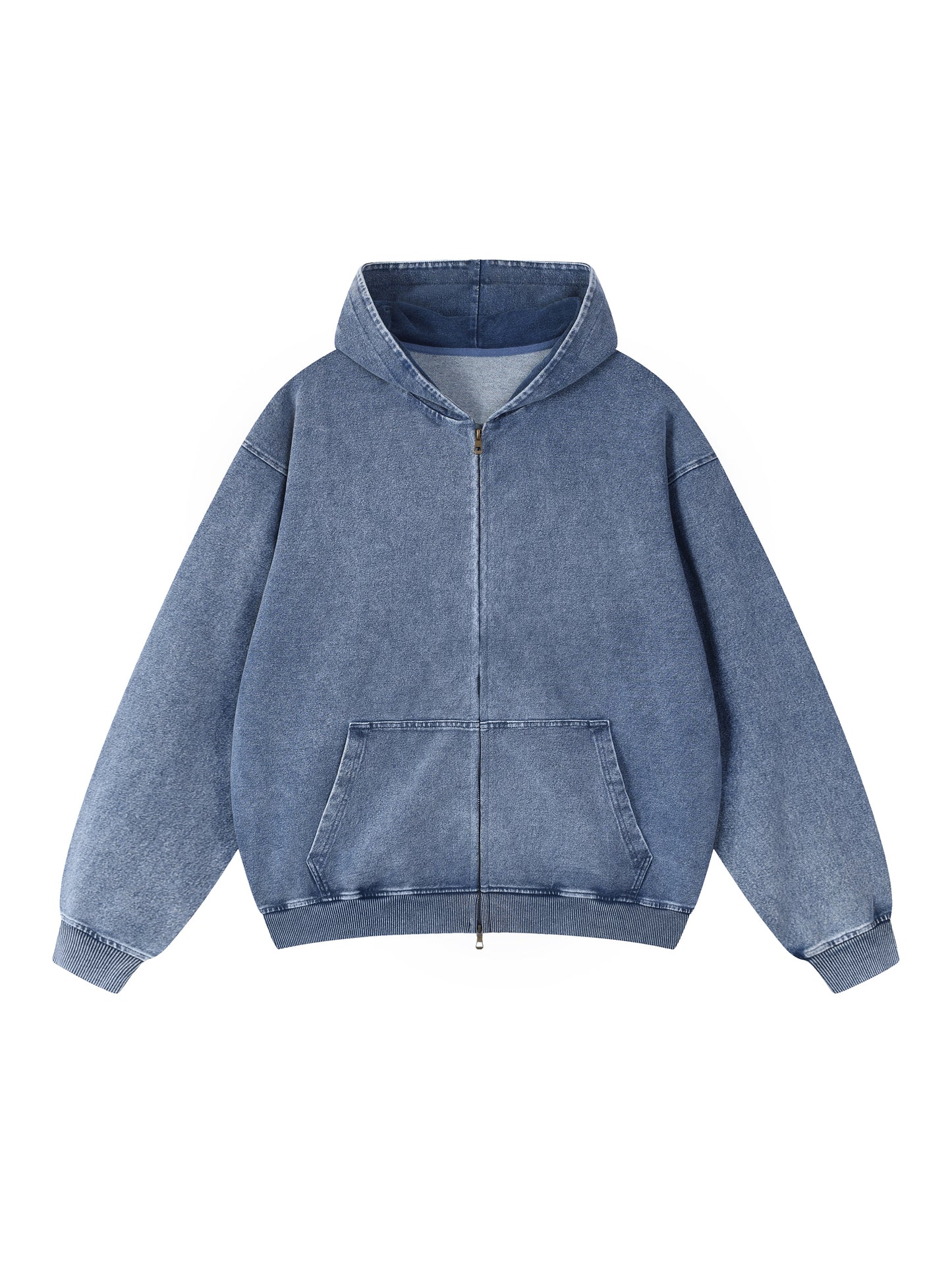 Snow Wash Zip-Up